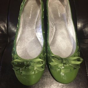 Green Banana Republic flats